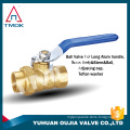 1/2 inch brass ball valve Hot sell instrumentation ball valve nature color with sand blasting